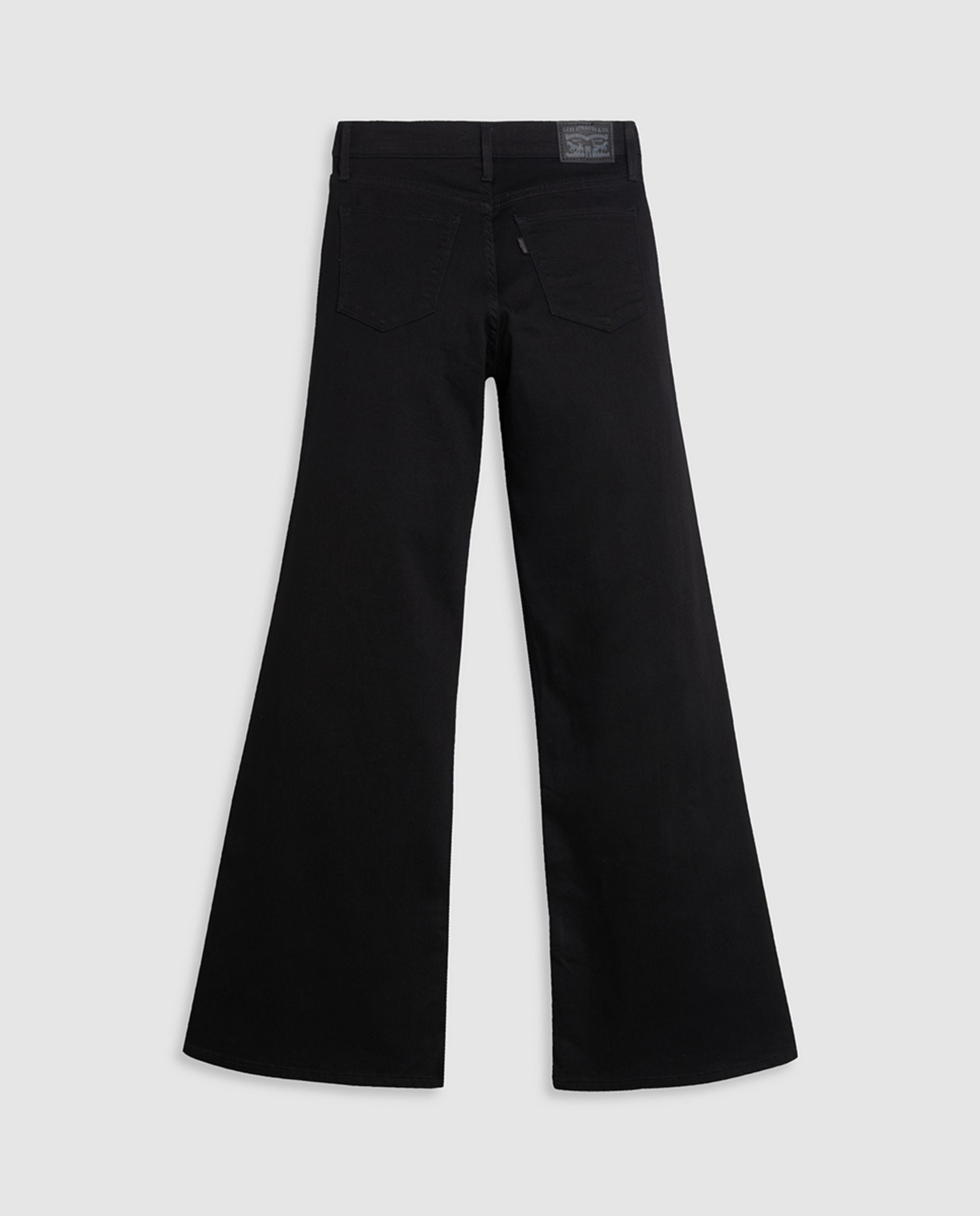 Jeans Straight 318™ Shaping Wide Leg de Cintura Média Preto-6