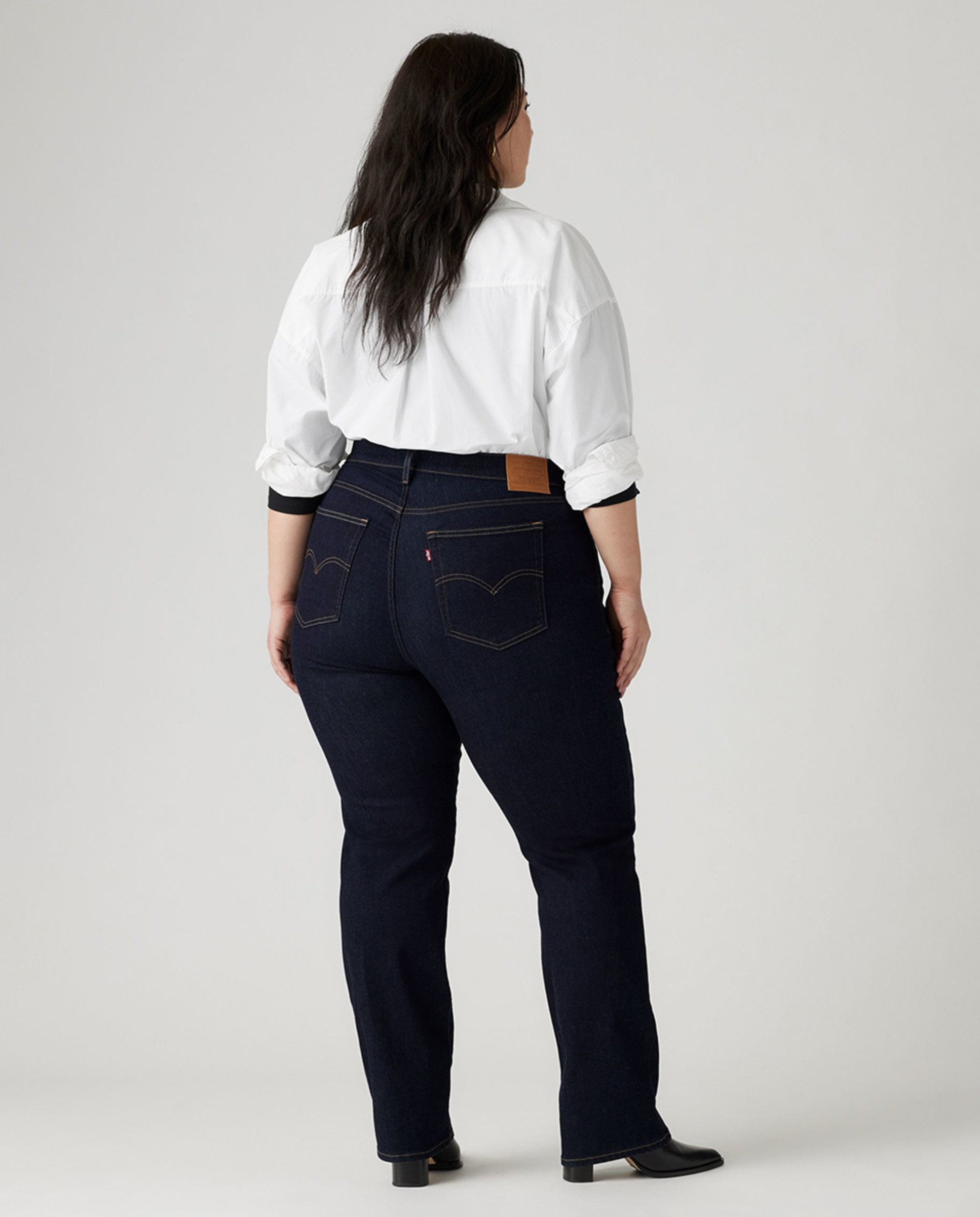 Jeans 721 Skinny com lavagem escura Azul-marinho-3