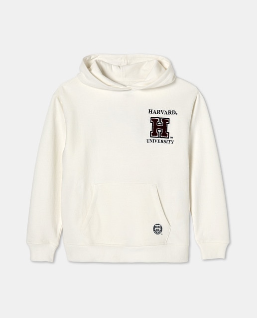 Imagen 0 de Sudadera con capucha de niño con detalle Harvard