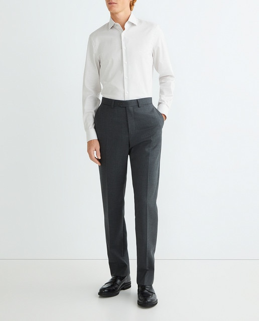 Imagen 0 de Camisa de hombre de vestir slim con estampado