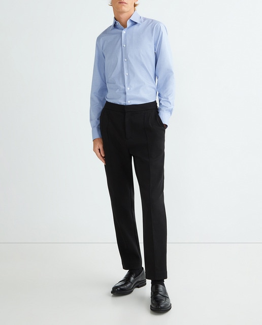 Imagen 0 de Camisa de hombre de vestir slim con estampado