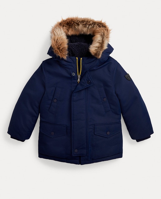 Imagem 0 de Parka com Capuz de Pelo