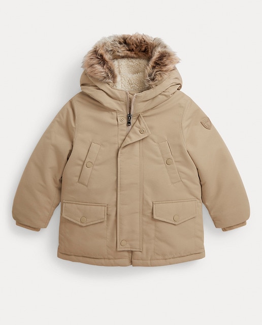 Imagen 0 de Parka de niño con capucha de pelo