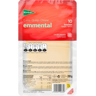 Queijo Emmental Fatiado embalagem 200 g - El Corte Inglés