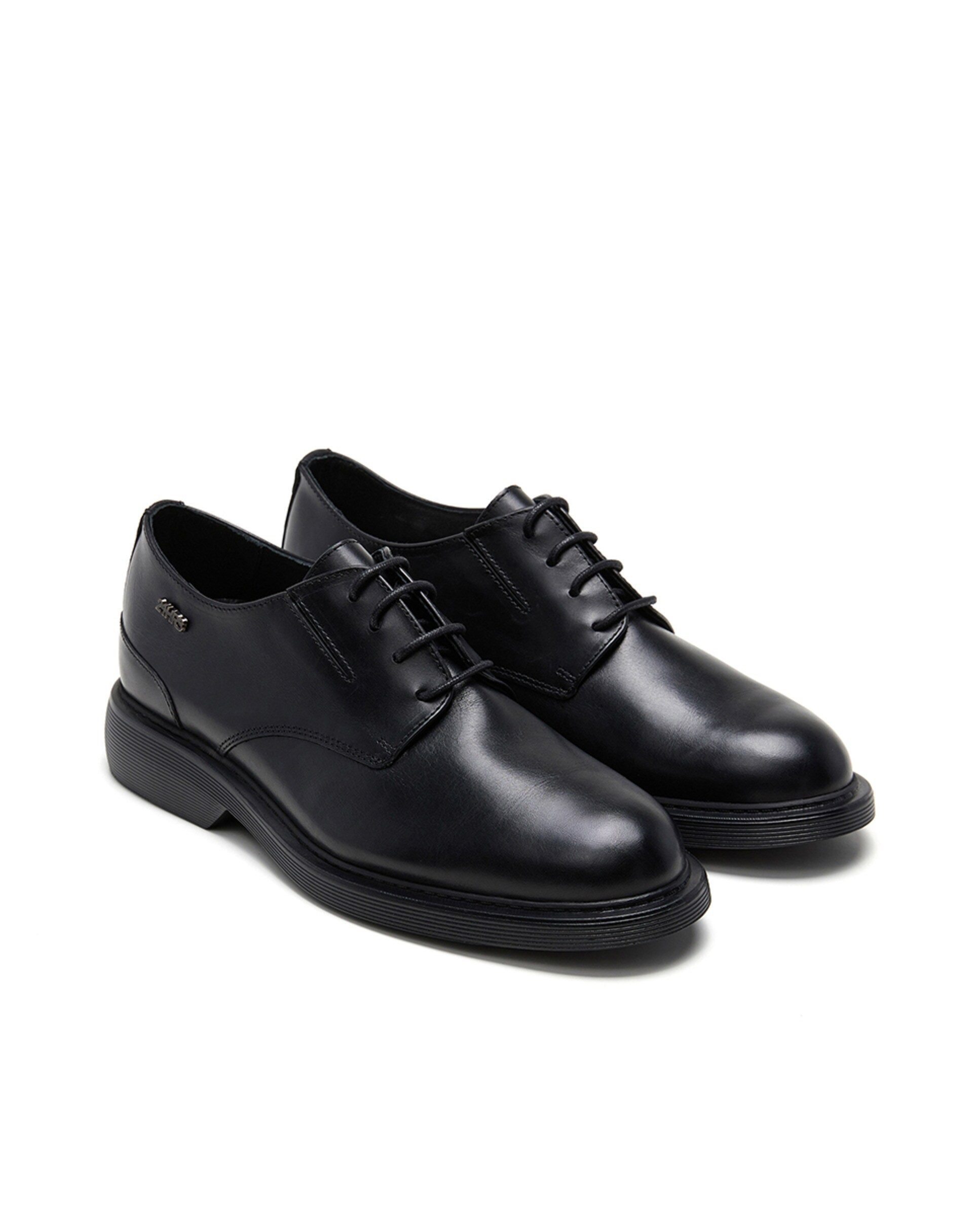 Bluchers em Napa com Elásticos no Peito do Pé - Preto Preto-2