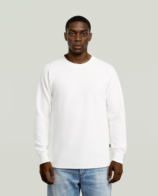 Imagen 0 de Camiseta de hombre con manga larga de canalé