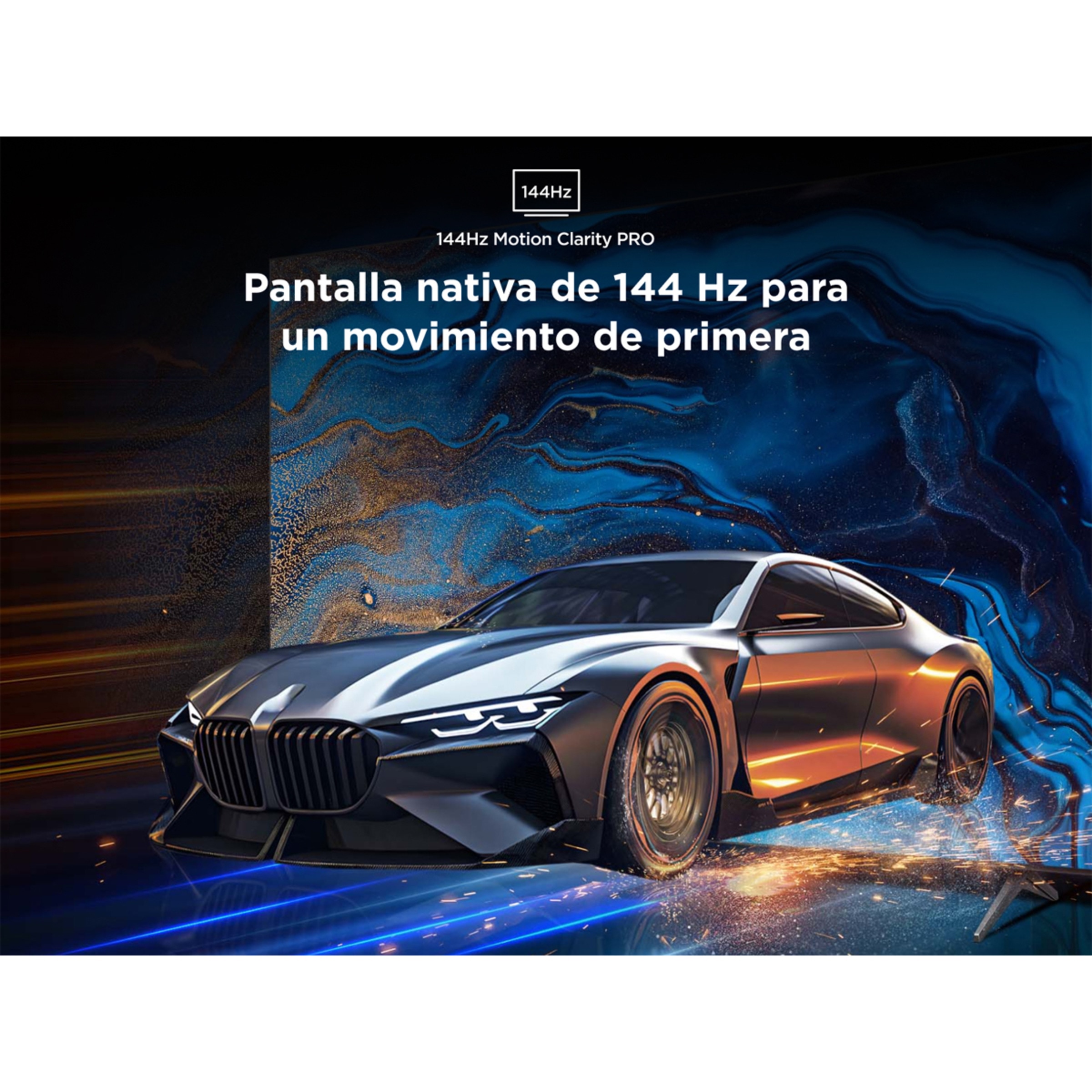 TV QD-Mini LED 127 cm (50") TCL 50C7K, 4K HDR Premium 2000, Smart TV con Google TV, control por voz Titanio-8