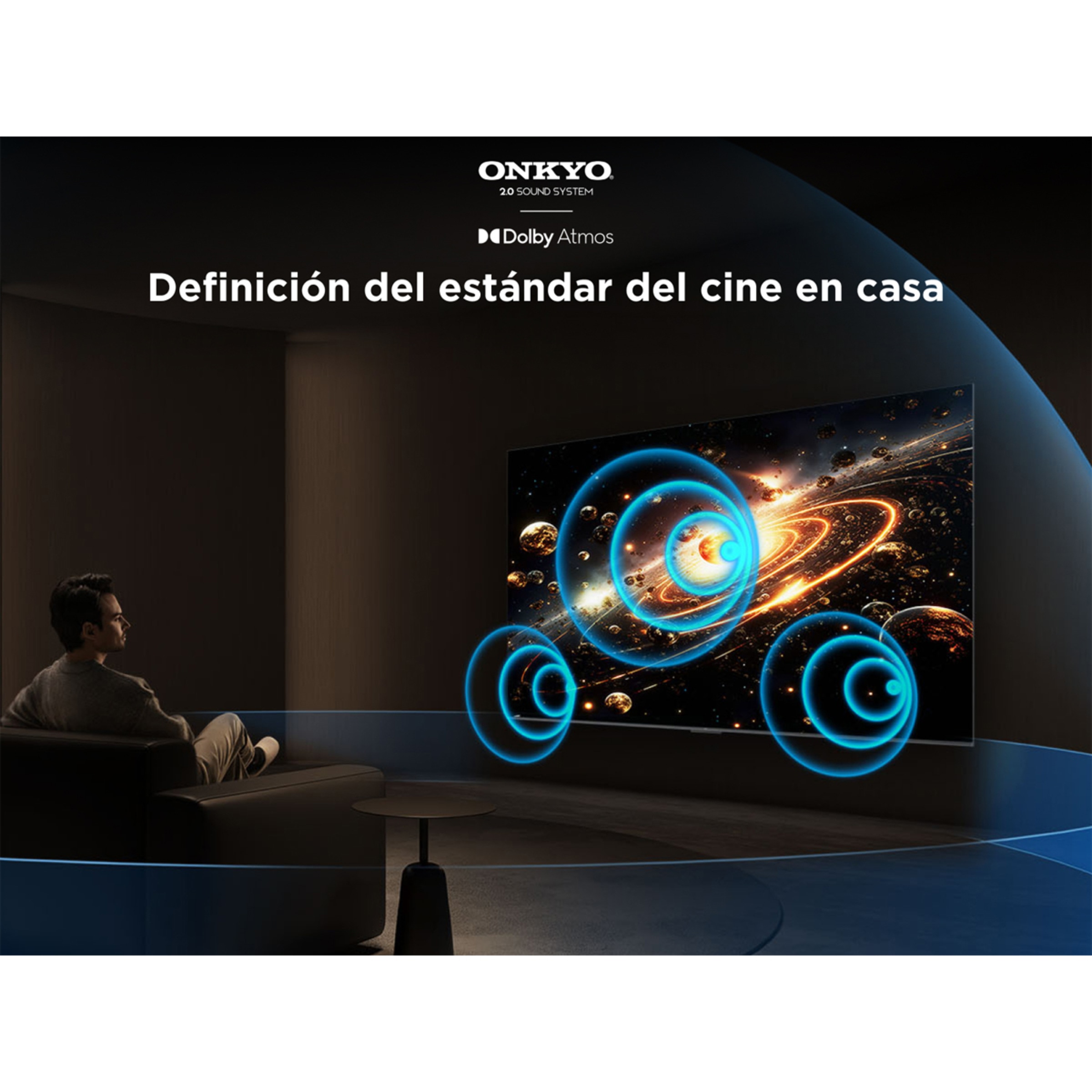 TV QD-Mini LED 127 cm (50") TCL 50C7K, 4K HDR Premium 2000, Smart TV con Google TV, control por voz Titanio-7