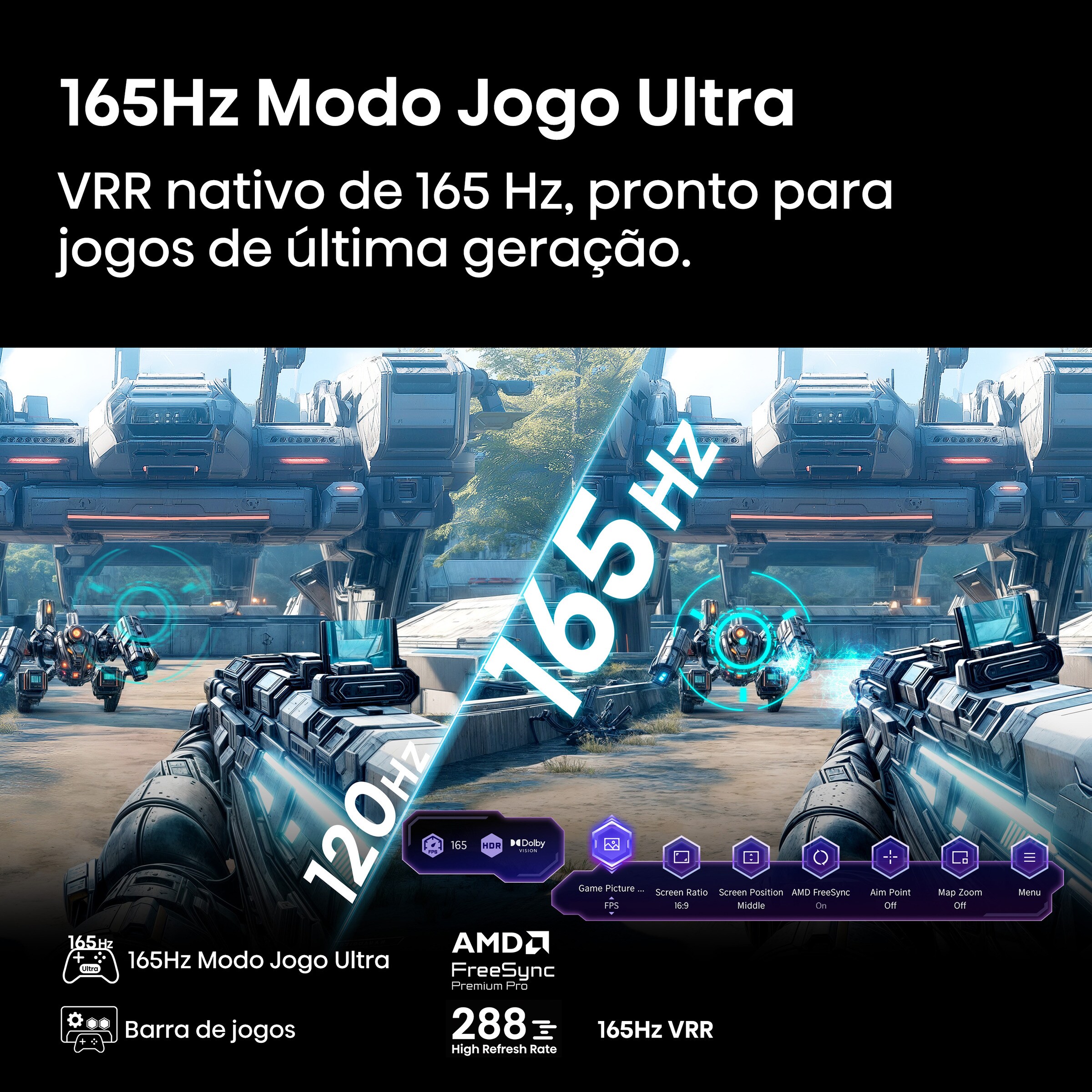 TV MiniLED 164 cm (65") Hisense 65U7Q Pro, UHD 4K, Smart TV Alumínio/Cinzento-carvão-6