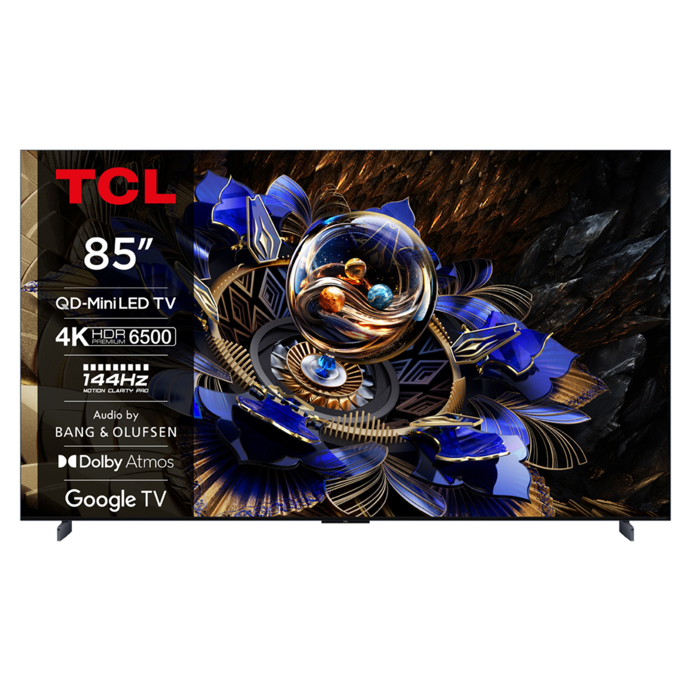 TV QD-Mini LED 215,9 cm (85") TCL 85X11K, 4K HDR Premium 6500 nits, Smart TV Google TV, compatible con Asistentes de voz Titanio-1