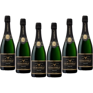 champagne Prestige Brut DO Champagne estuche 6 botellas 75 cl - Martel