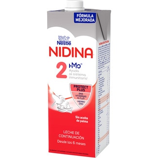 leche infantil de continuación sin aceite de palma desde 6 meses brik 1 l - Nestle Nidina