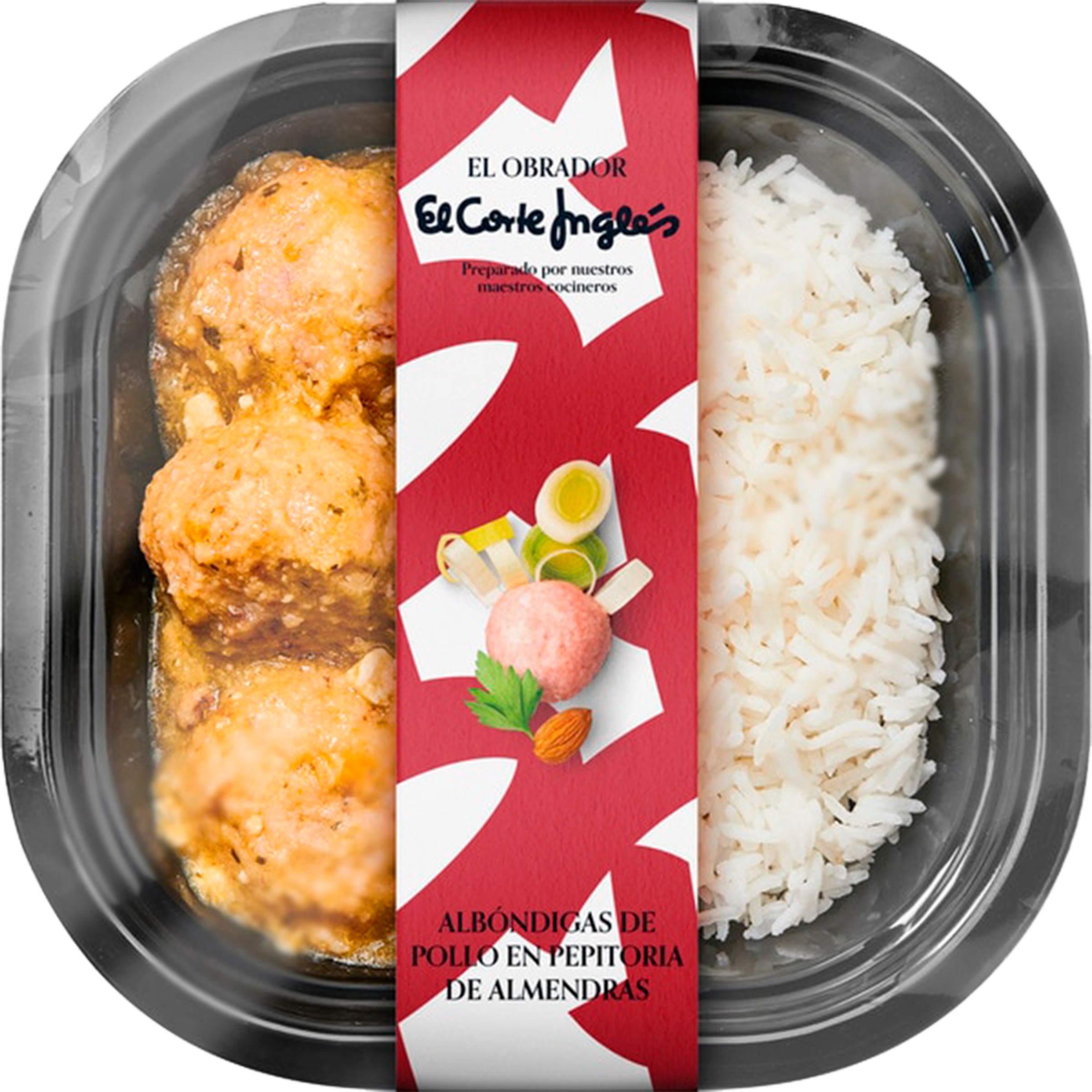 Almôndegas de Frango Guisadas com Amêndoas embalagem 300 g