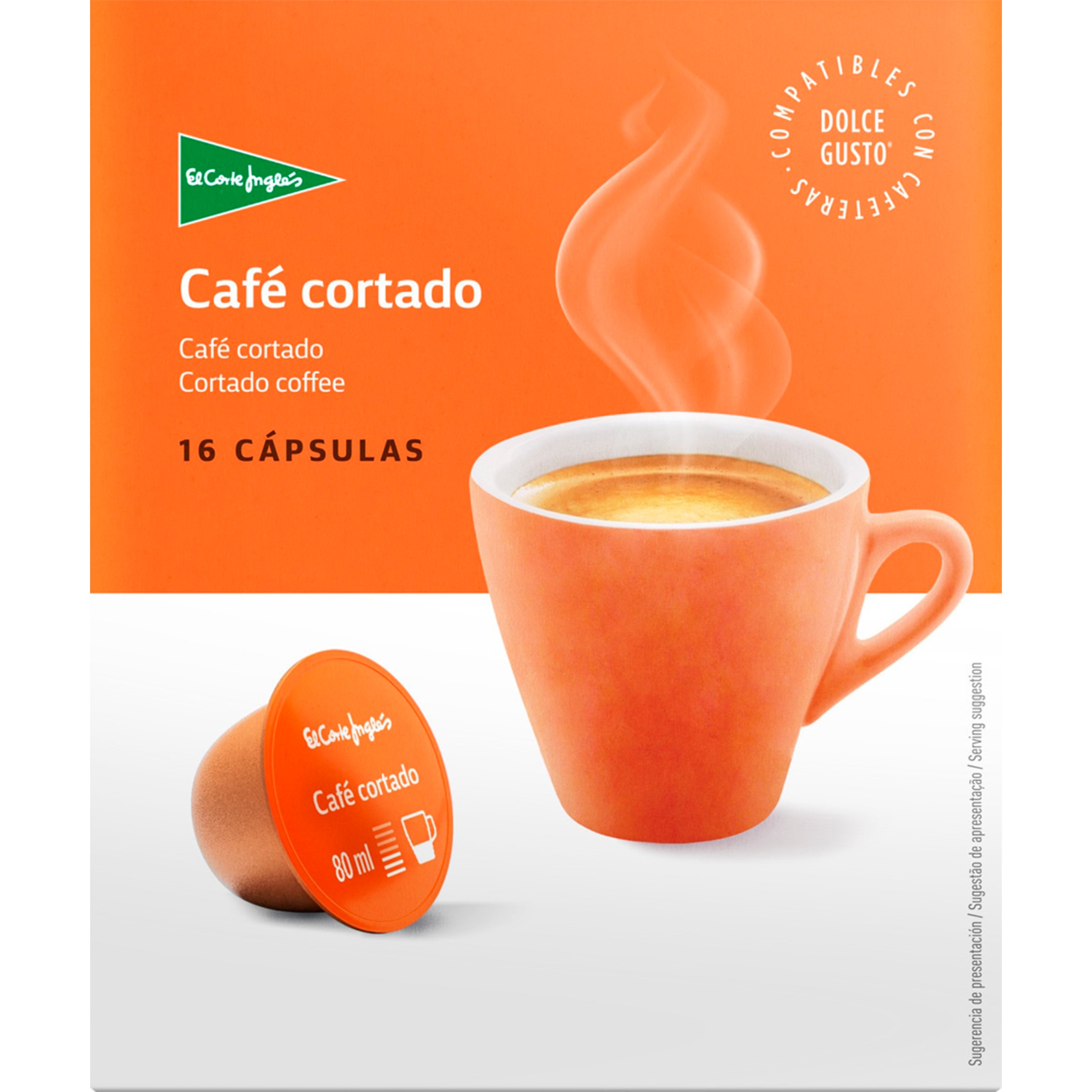 Cápsula Café embalagem 16 unidades