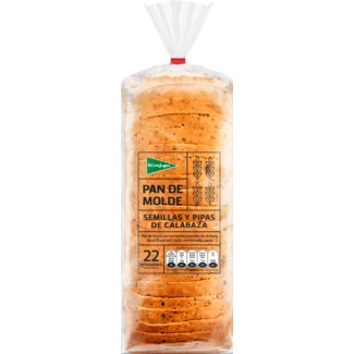 Pão de Forma com Sementes e Pevides de Abóbora embalagem 580 g - El Corte Inglés