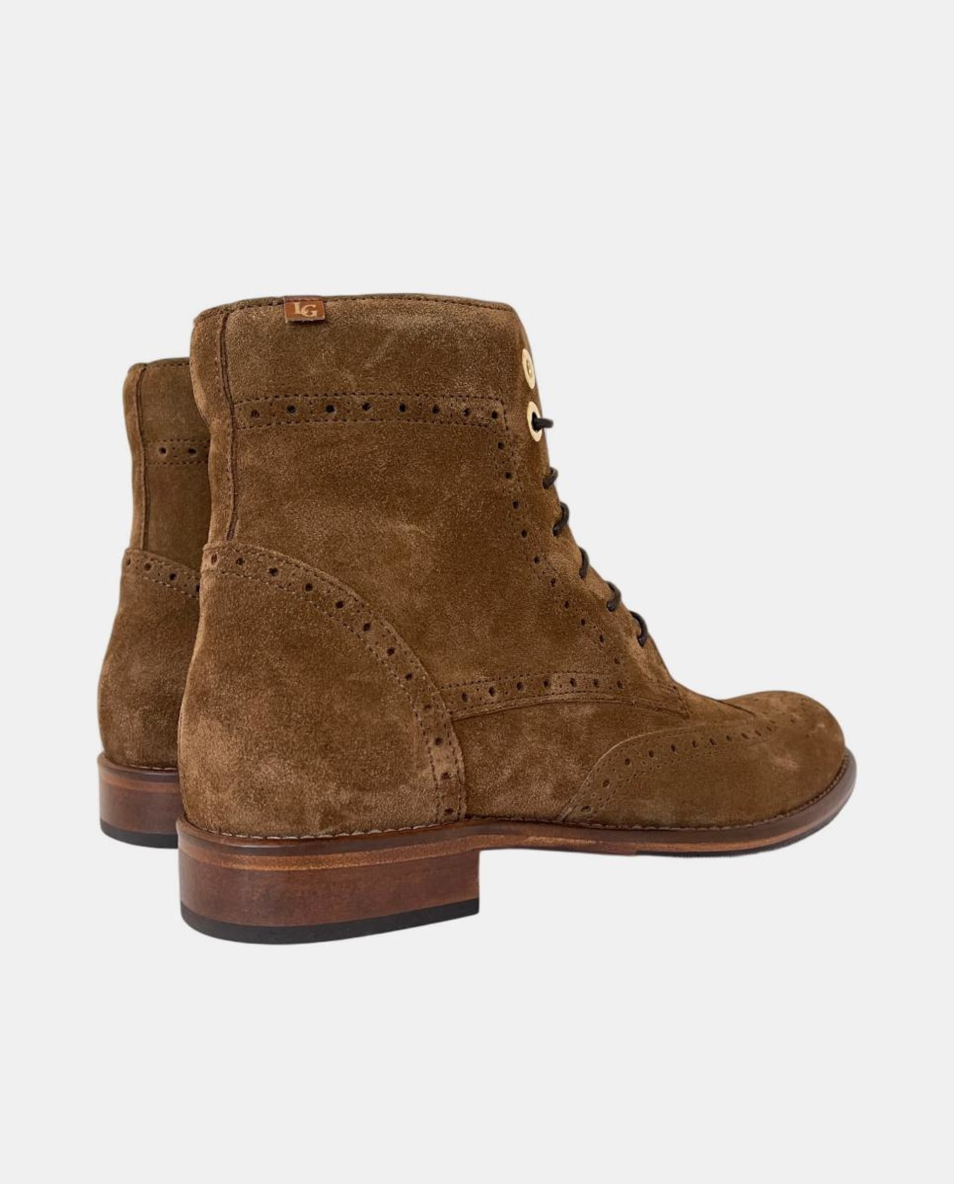 Botins em Croute com Atacadores Couro-4