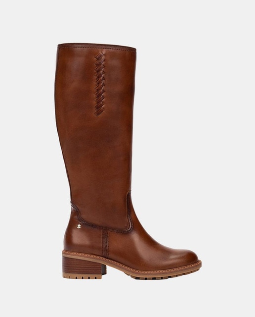 Imagem 0 de Botas em Pele - Castanho