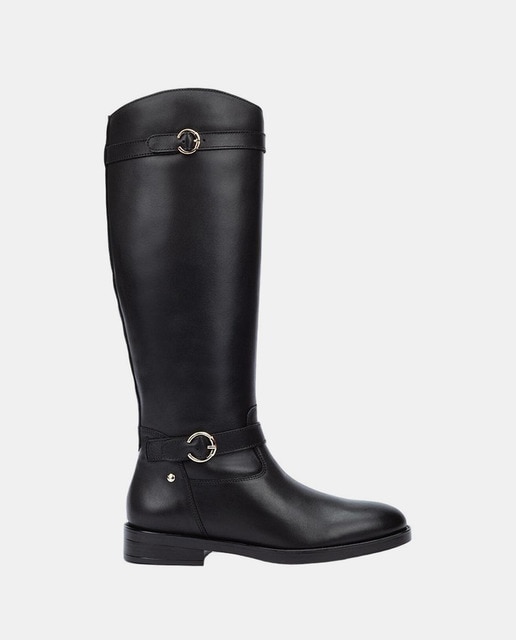Imagem 0 de Botas em Pele - Preto