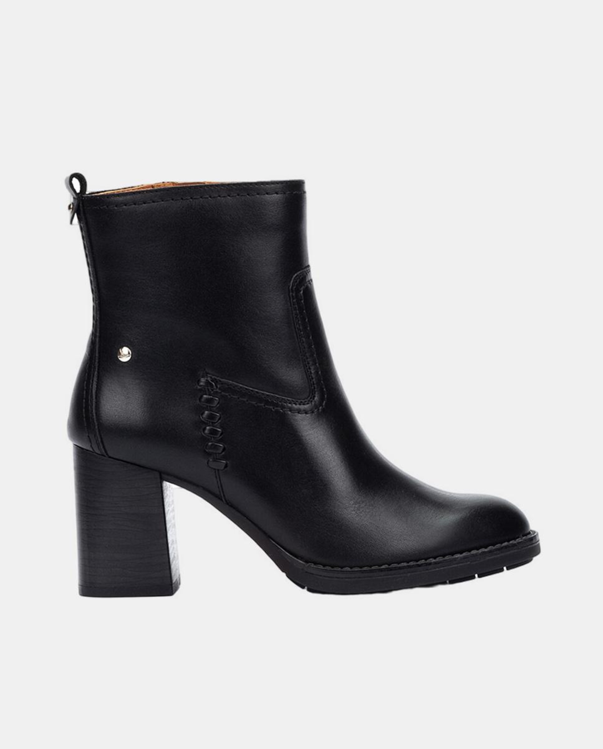 Botins em Pele - Castanho Preto-1