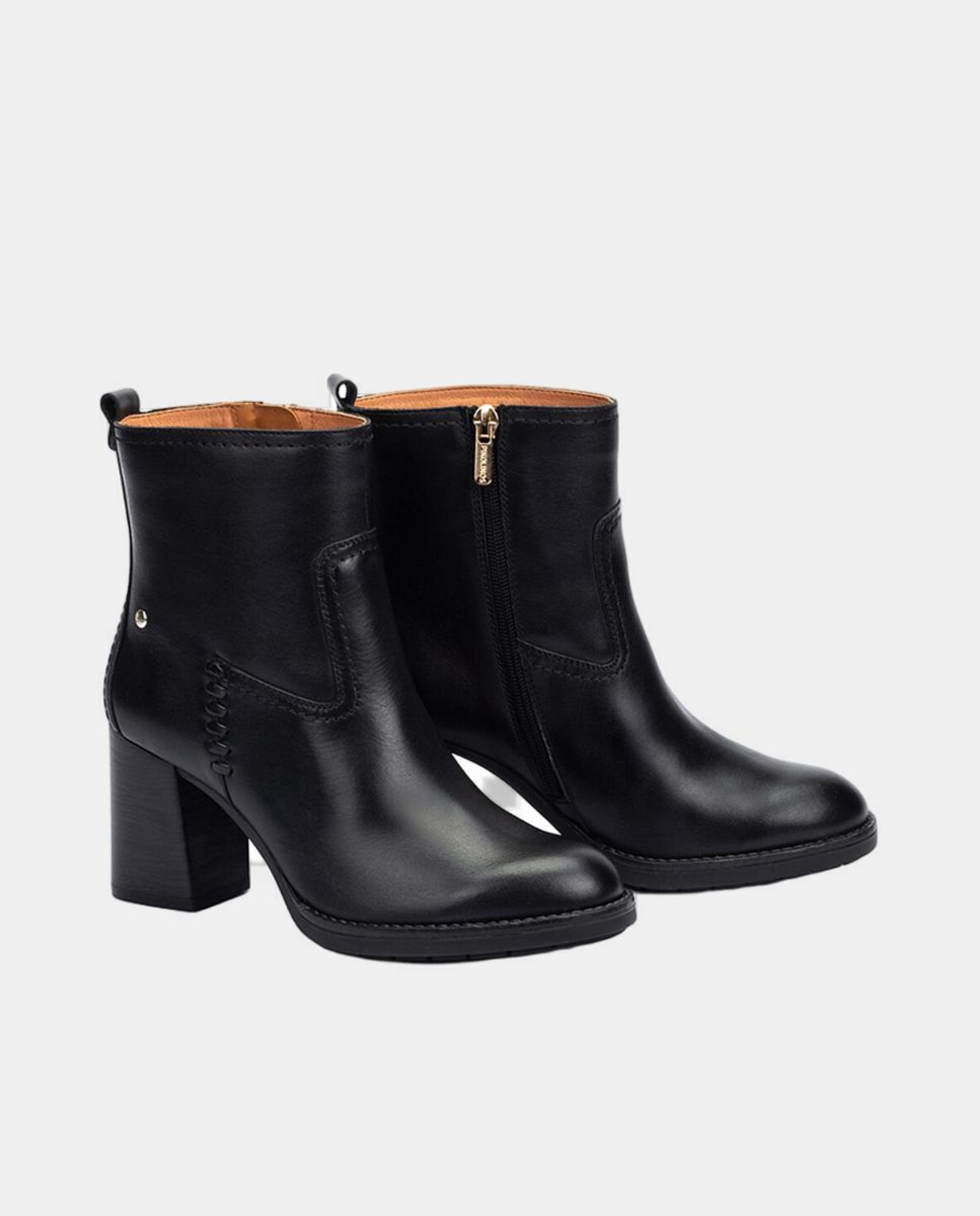 Botins em Pele - Castanho Preto-6