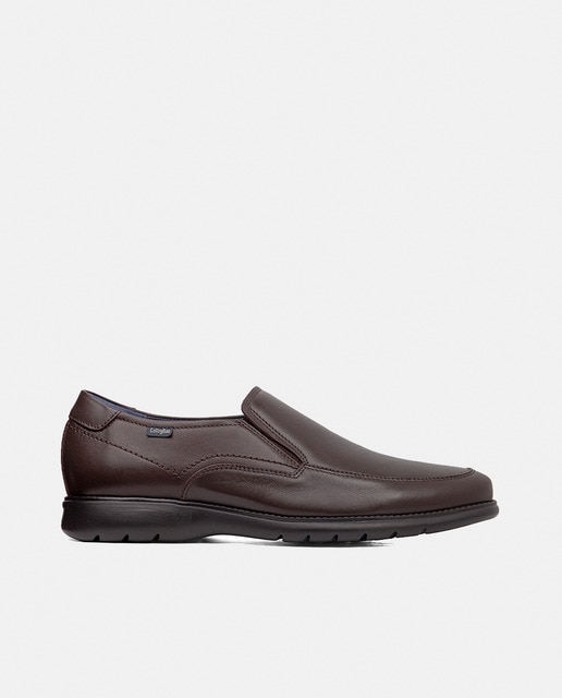 Imagem 0 de Sapatos Tipo Mocassins em Pele