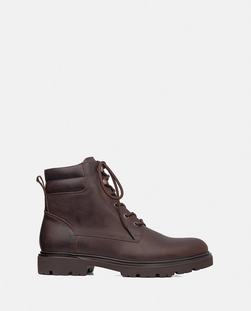 Imagem 0 de Botas em pele pretas com atacadores