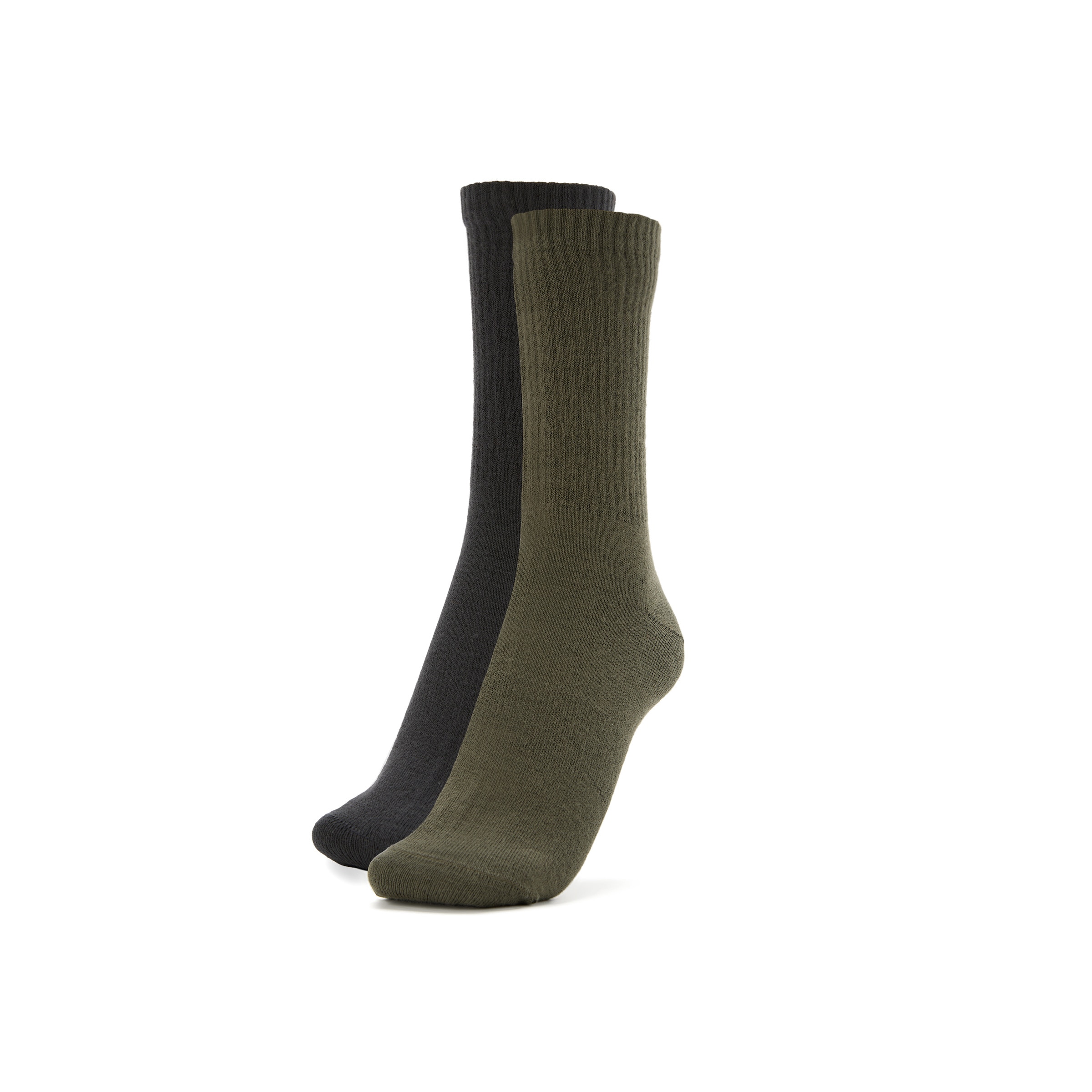 Pack 2 Calcetines Montaña Adulto Verde-1