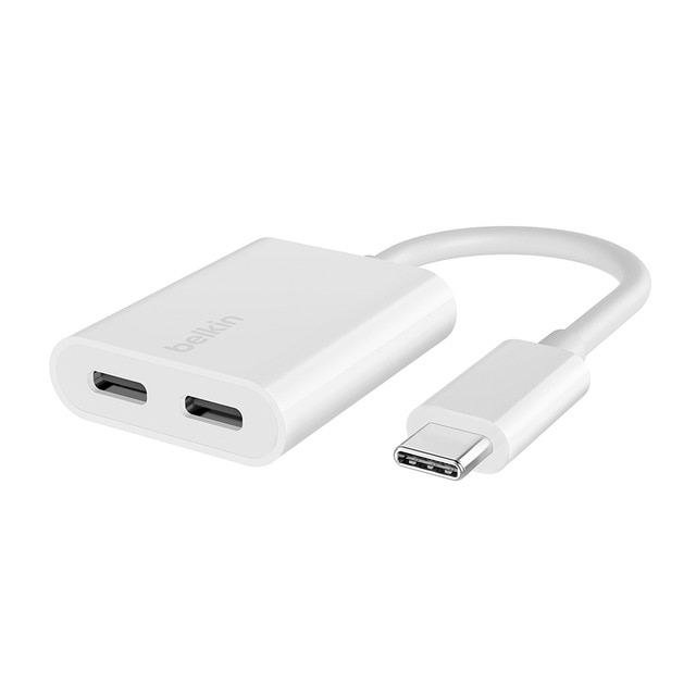 Imagen 0 de Adaptador Belkin USB-C de audio y carga