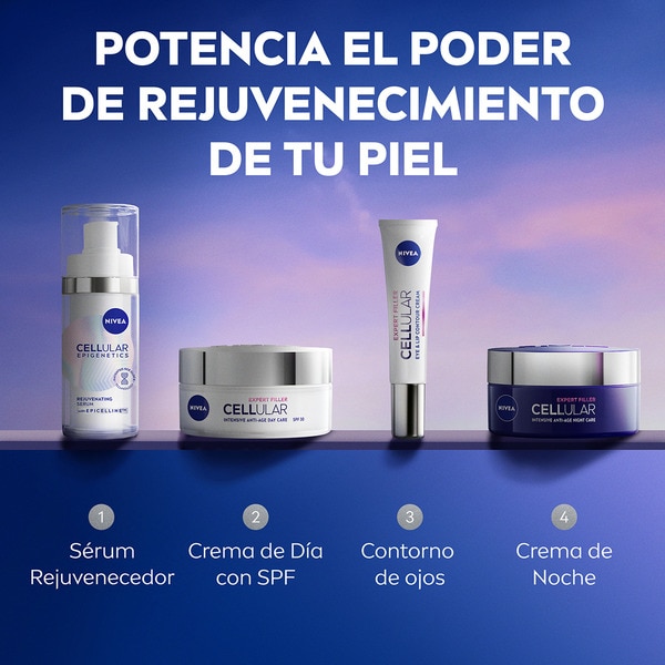 Cellular Epigenetics verjüngendes Serum mit 3 Arten von Hyaluronsäure Dosierspender 30 ml