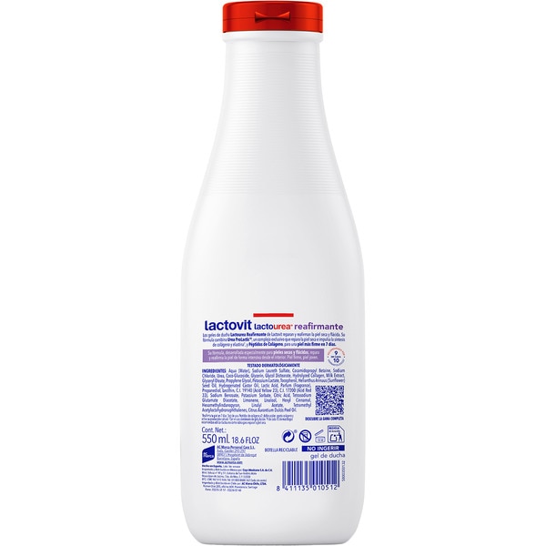 gel de ducha Lactourea reparador reafirmante anti-flacidez Flacon 550 ml