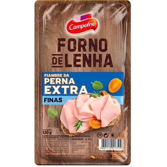 Fiambre de Perna Extra Fatias Finas unidade 120 g - Campofrio