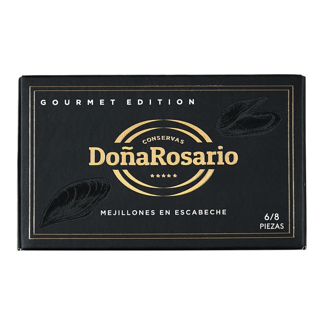 Imagen 0 de Mejillones en escabeche 6-8 piezas Gourmet Edition Conservas Doña Rosario