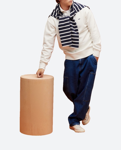 Imagen 0 de Sudadera cuello alto con cremallera