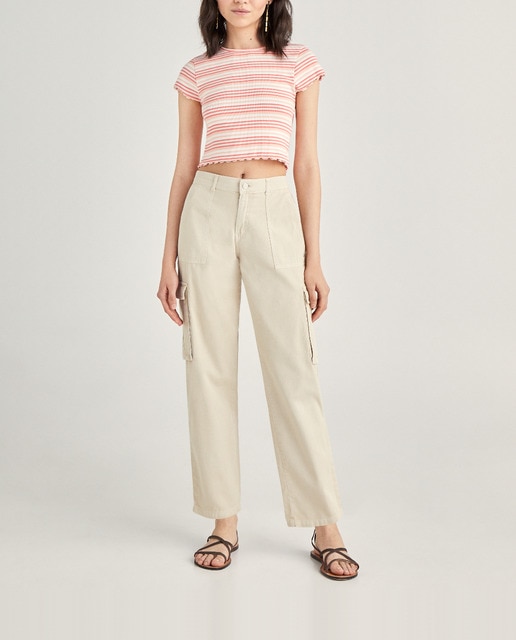 Imagen 0 de Pantalón cargo de mujer fino