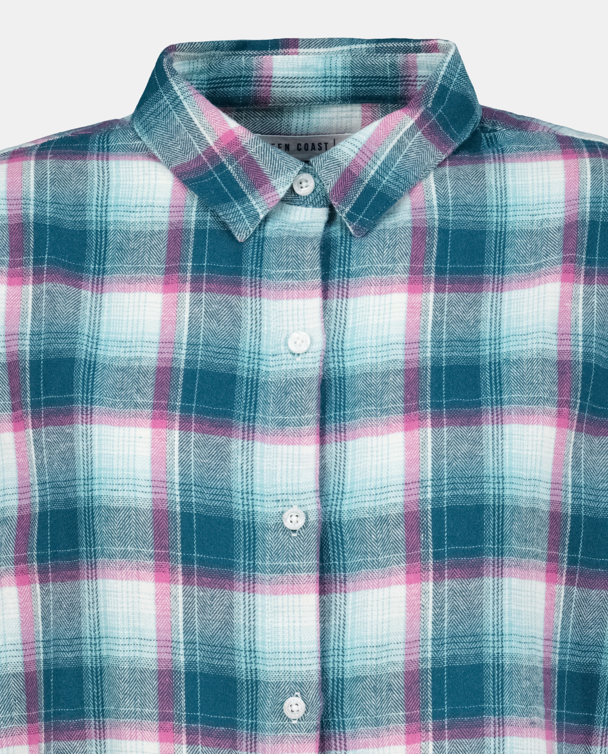 Camisa de Flanela aos Quadrados com Manga Comprida 560 Azeitona-2