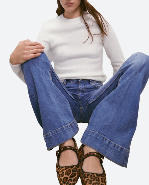 Imagen 0 de Jersey de mujer cuello caja piedras