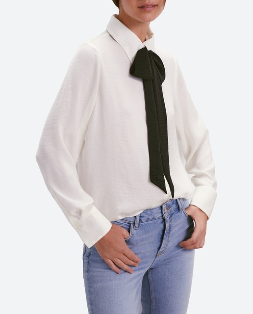 Imagen 0 de Camisa de mujer manga larga lazo