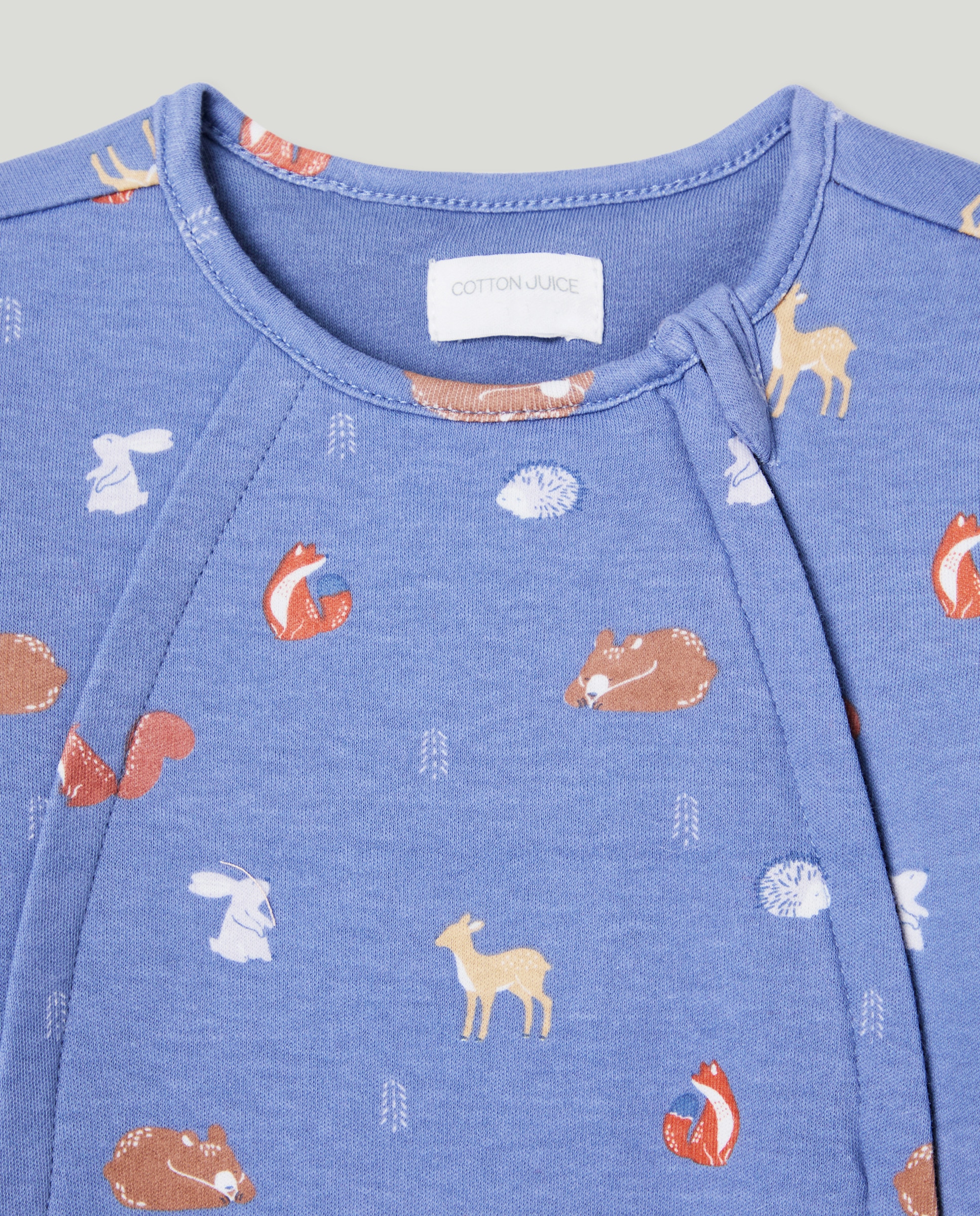 Pijama de Bebé com Desenhos Azul-3