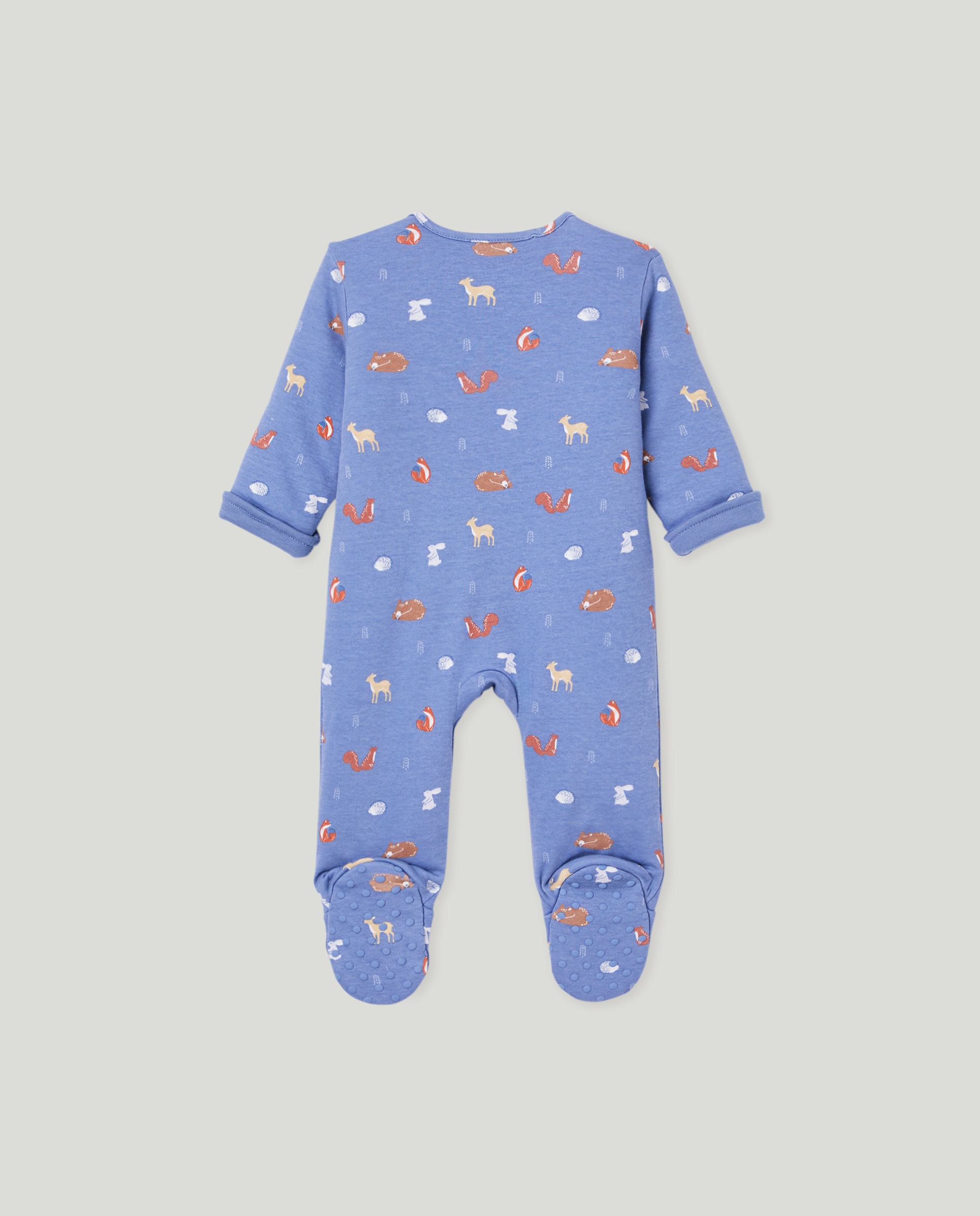 Pijama de Bebé com Desenhos Azul-2