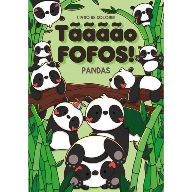 Imagem 0 de Tããããõ Fofos! - Pandas - Livro de colorir