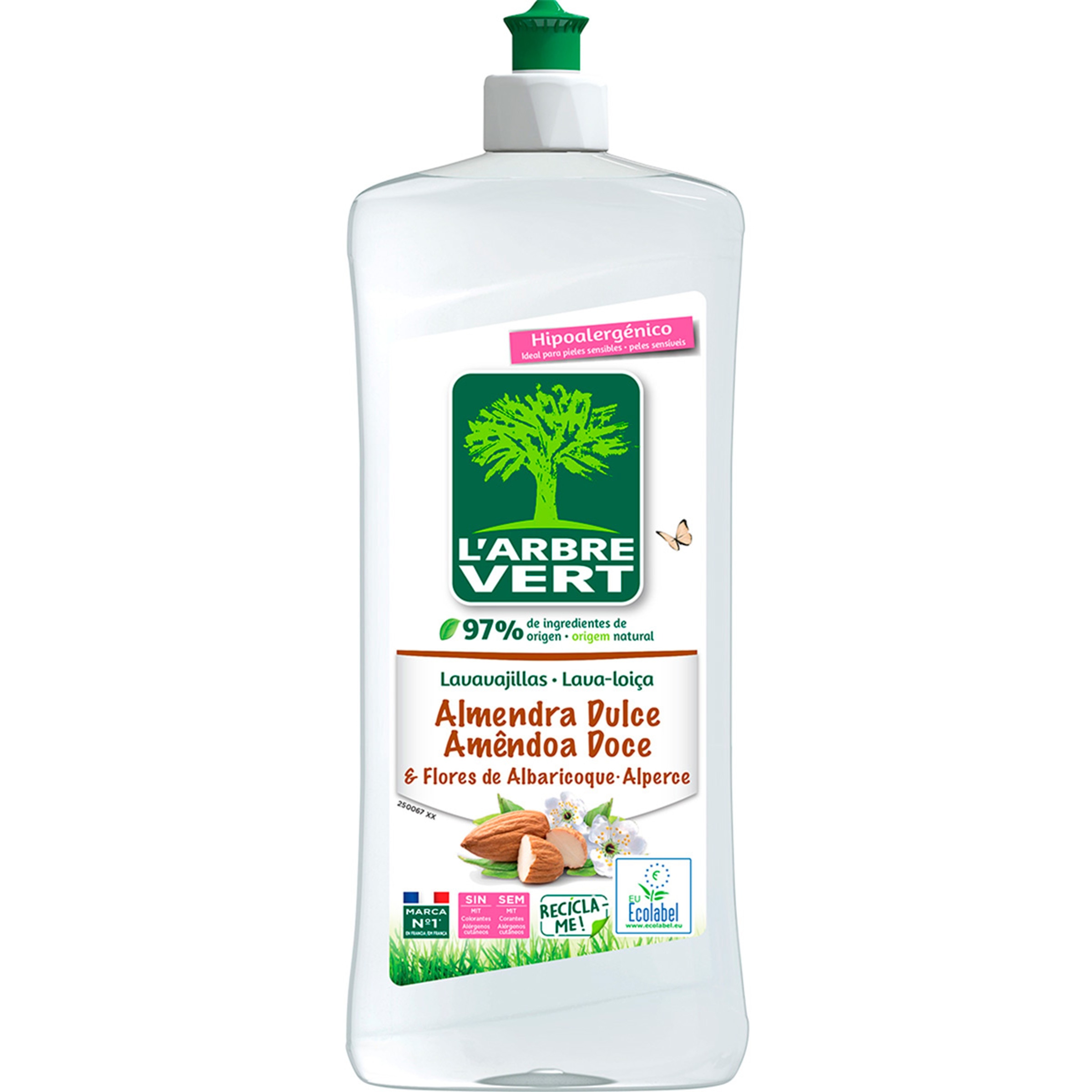 Detergente Loiça Manual Amêndoas Bio embalagem 750 ml