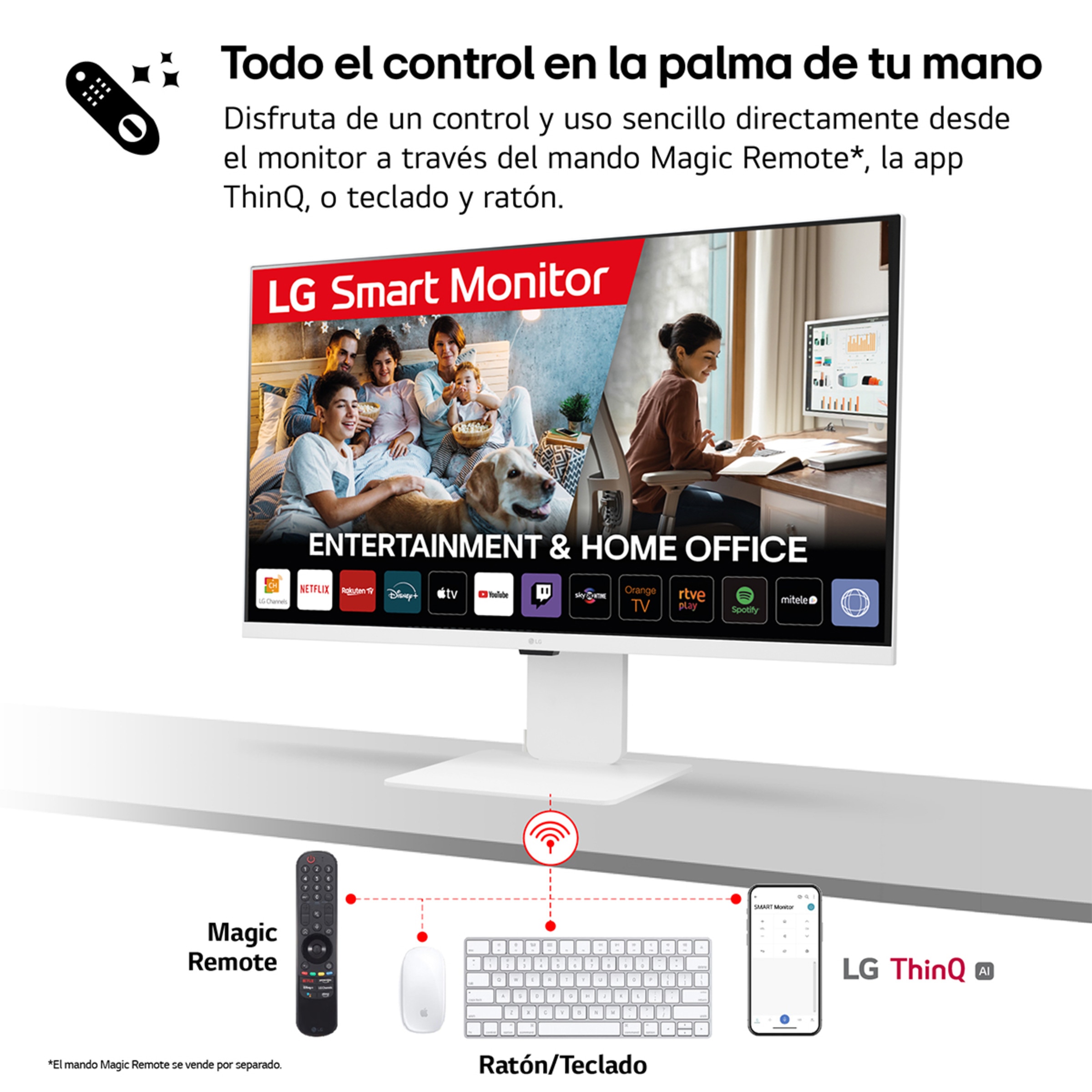 Monitor PC 80cm (32") LG Smart Monitor 32U850SA-W, 60 Hz, UHD 4K Blanco-11