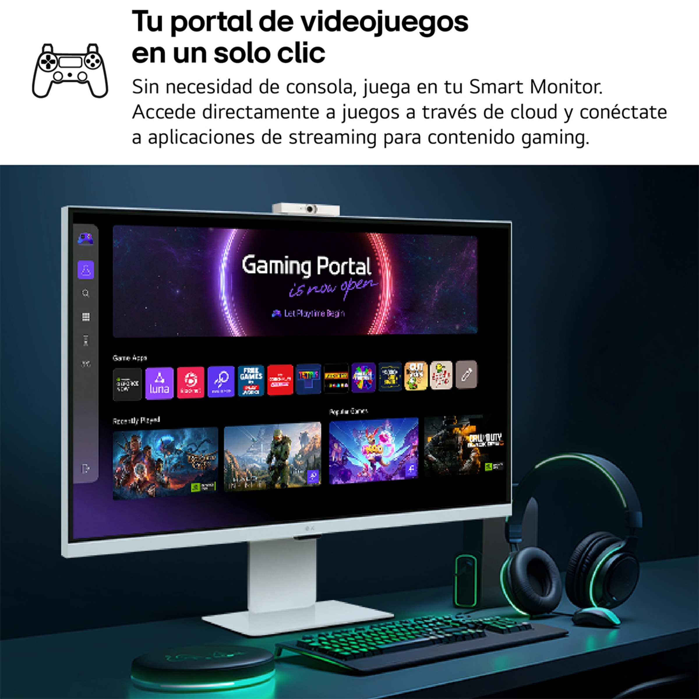 Monitor PC 80cm (32") LG Smart Monitor 32U850SA-W, 60 Hz, UHD 4K Blanco-7