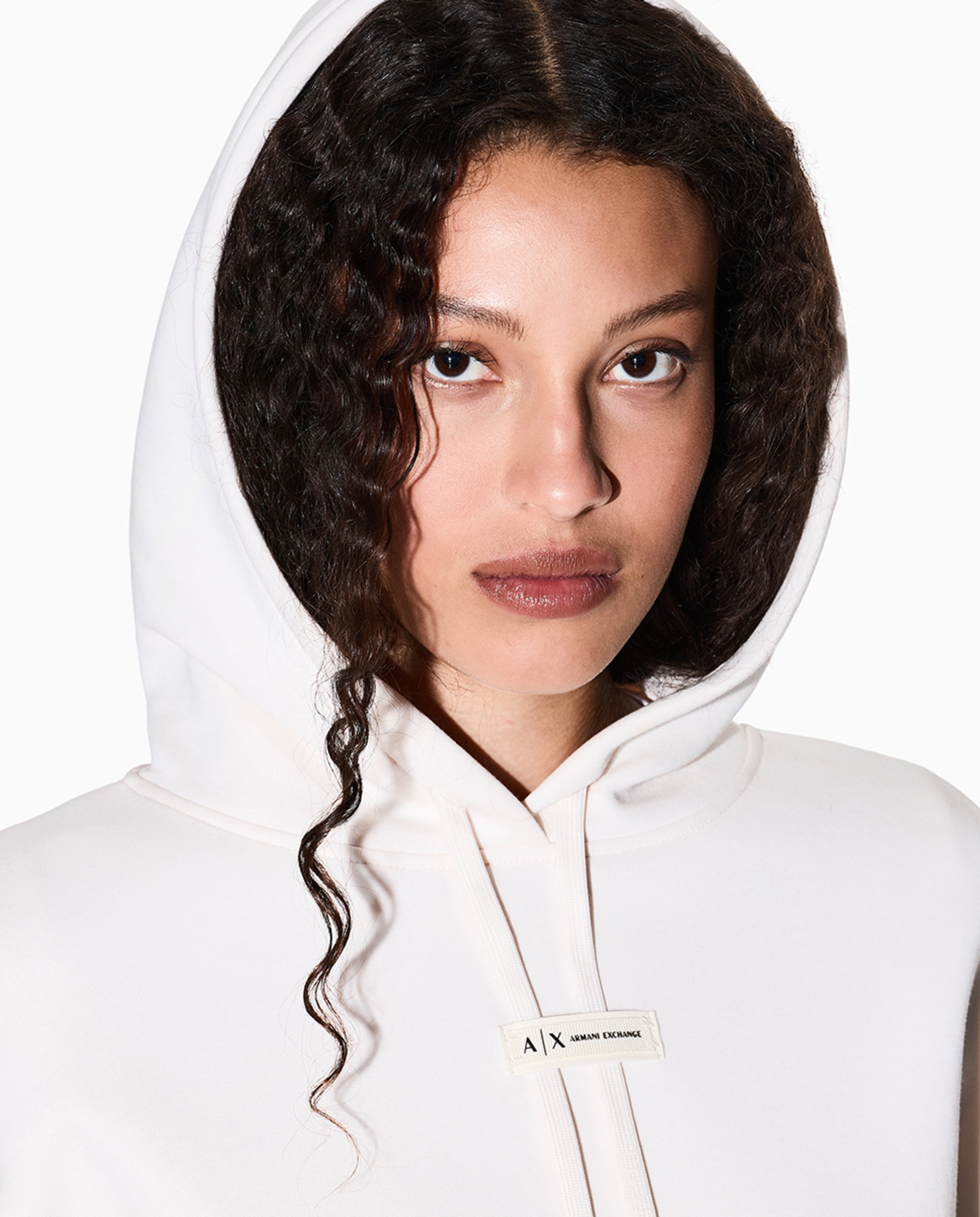 Sweatshirt com Capuz e Bolso Canguru Cápsula Cozy Lab Cru-3
