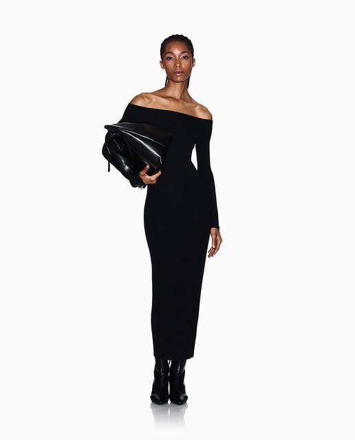 Imagem 0 de Vestido Midi de Malha