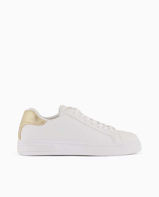 Imagen 0 de Zapatillas de mujer logo jacquard con tobillera metalizada