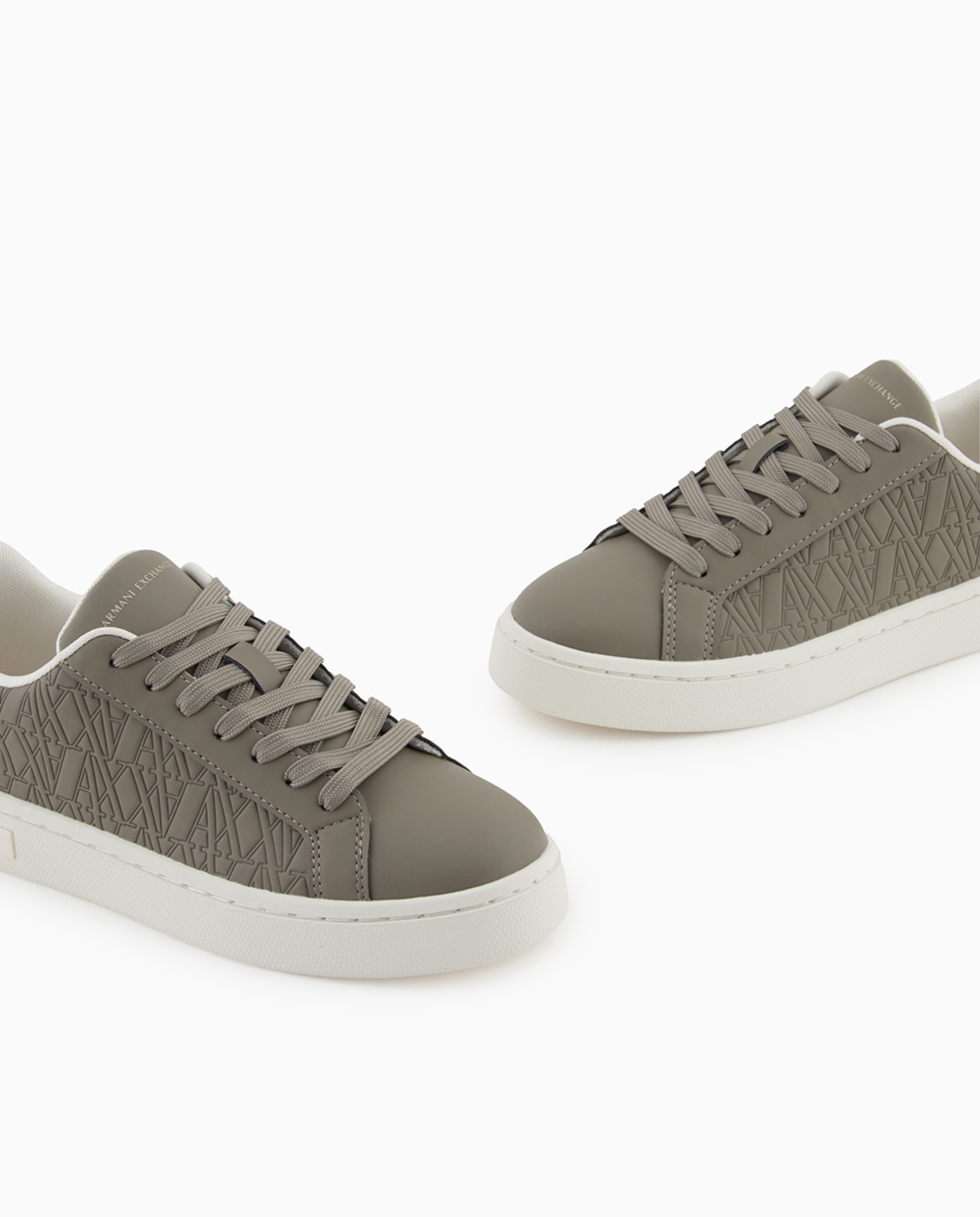 Sapatilhas com Logótipo de Jacquard e Tornozelo Metalizado Verde-5