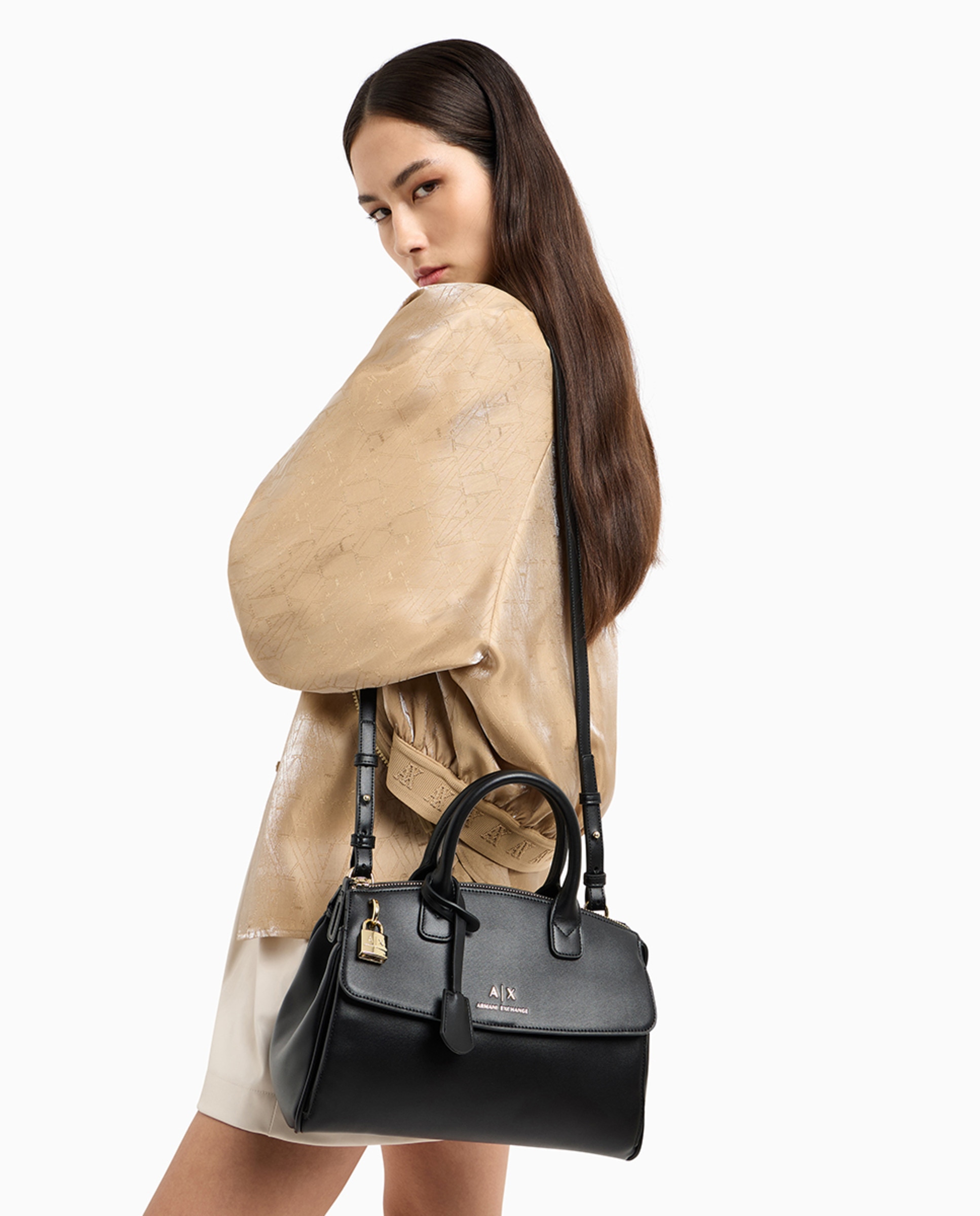 Mala Estilo "Dr. Bag" com Fecho de Correr Preto-6