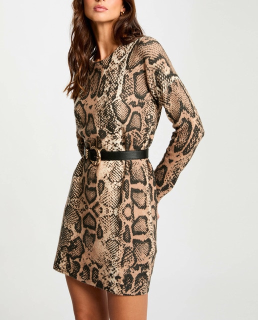 Imagen 0 de Vestido recto animal print
