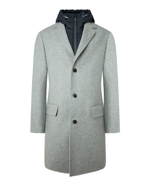 Imagen 0 de Abrigo de lana con chaleco desmontable